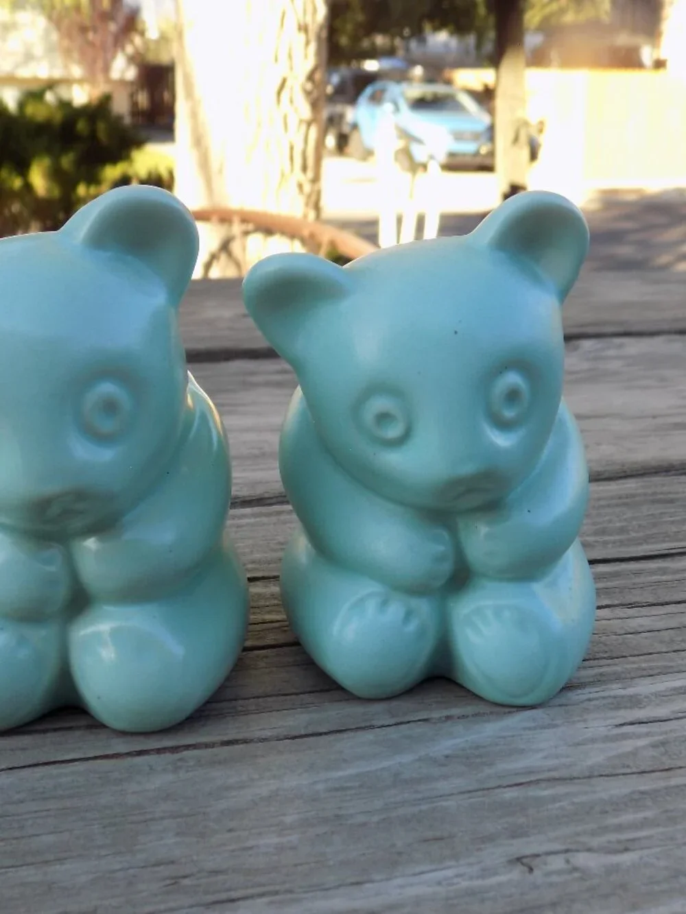 Bear Couple Matching Sm Planter Succulent Babies Room Decor, HAVE CHIPS *